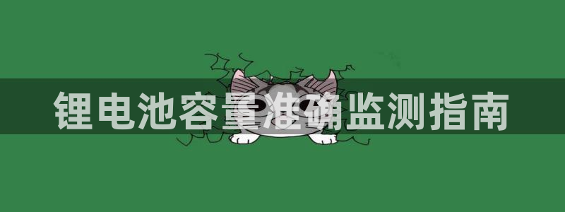 尊龙凯时网站不让提款：锂电池容量准确监测指南