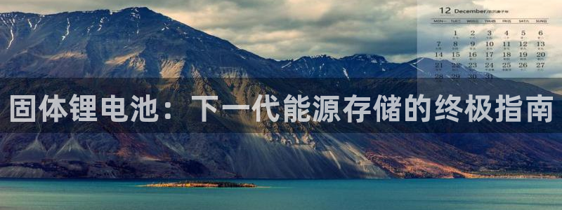 凯时官网的售后服务：固体锂电池：下一代能源存储的终极指南
