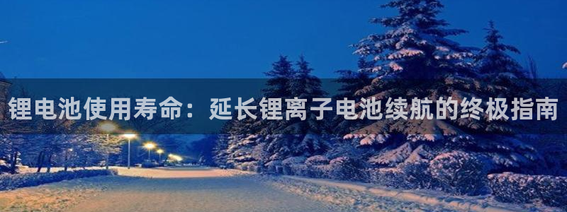 尊龙凯时的生产设备：锂电池使用寿命：延长锂离子电池续航的终极指南